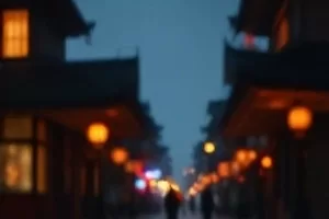 《深夜面馆》封面，夜里亮着灯的小面馆招牌