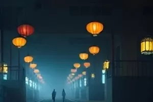 《雪线以北》封面，高原测绘队行进在雪坡